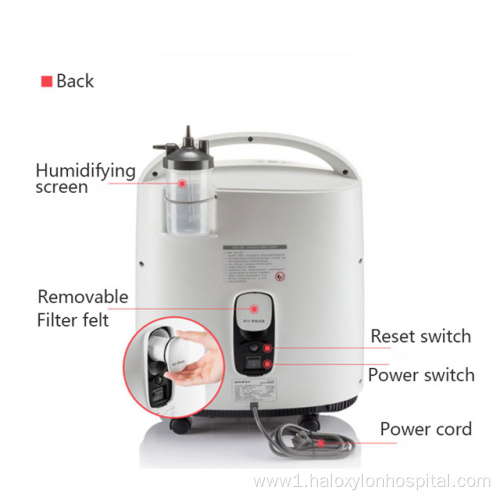 5L Oxygen Concentrator Household Portable Oxygen Machine